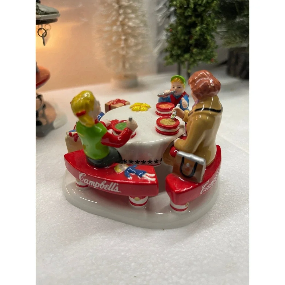 Dept 56 Snow Village CAMPBELL'S SOUP COUNTER & M'm M'm GOOD Accessory 56.55309
